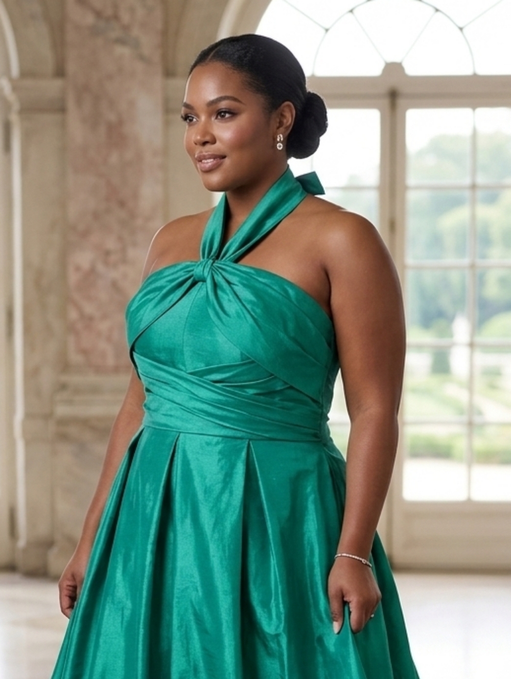 4XL Aomei Jade Green Evening Gown Prom Dress Maximalist Dopamine Kentucky Derby